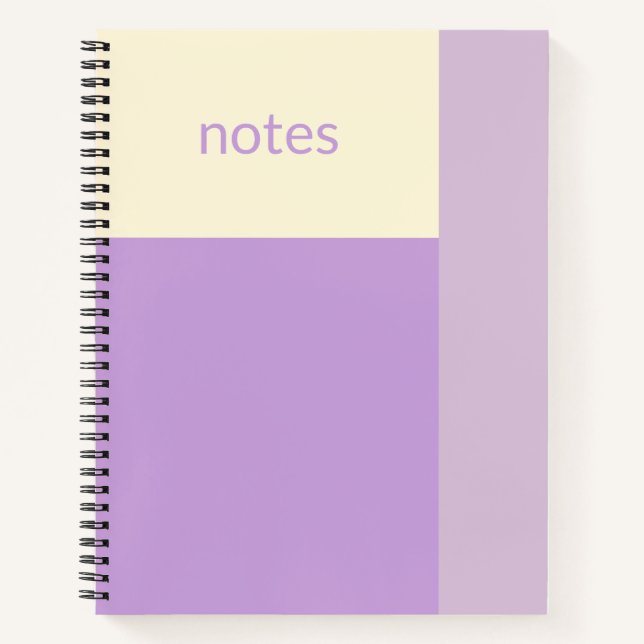 Wisteria Cream Notebook (Front)
