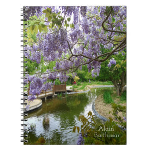 Wisteria flowers  notebook