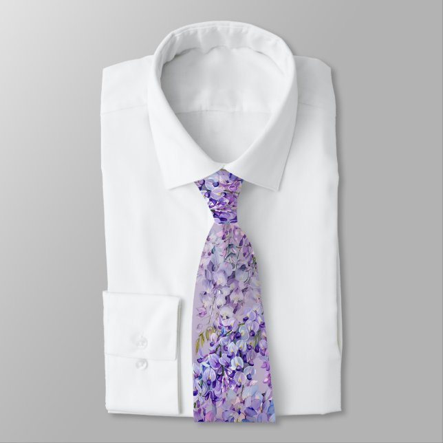 wisteria flowers tie (Tied)