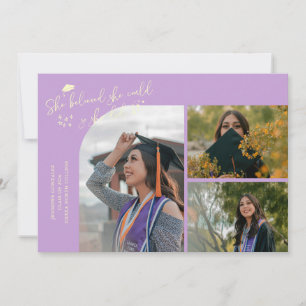 Wisteria Graduate She Believed Multi Photo Announcement