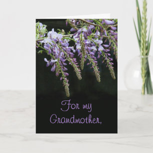 Wisteria Grandmother Mother's Day Card