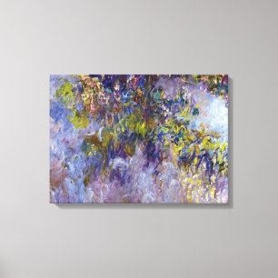 Wisteria (left half) by Claude Monet Canvas Print