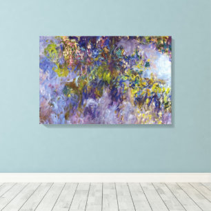Wisteria (left half) by Claude Monet Canvas Print