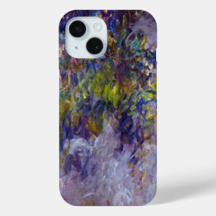 Wisteria (left half) by Claude Monet iPhone 15 Case