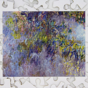 Wisteria (left half) by Claude Monet Jigsaw Puzzle