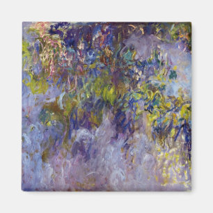Wisteria (left half) by Claude Monet Magnet