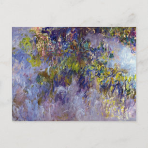 Wisteria (left half) by Claude Monet Postcard