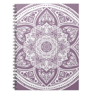 Wisteria Mandala Notebook