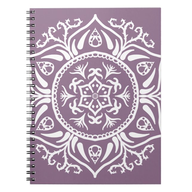 Wisteria Mandala Notebook (Front)