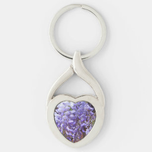 Wisteria Mother’s Day Heart Shaped Key Ring