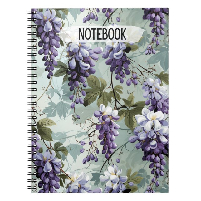 Wisteria Notebook (Front)