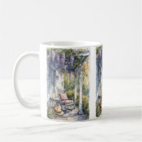 Wisteria Porch Rocking Chair Scene