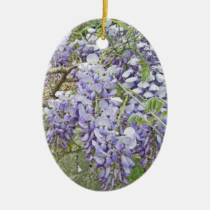 Wisteria Purple Christmas Ornament