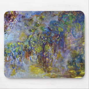 Wisteria (right half) by Claude Monet Mouse Mat