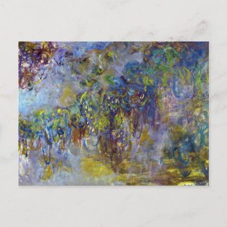 Wisteria (right half) by Claude Monet Postcard