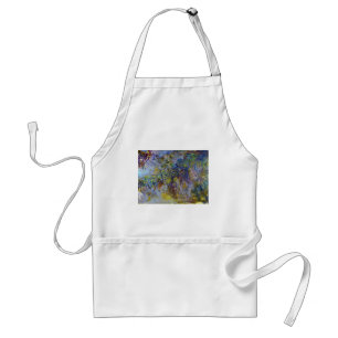 Wisteria (right half) by Claude Monet Standard Apron