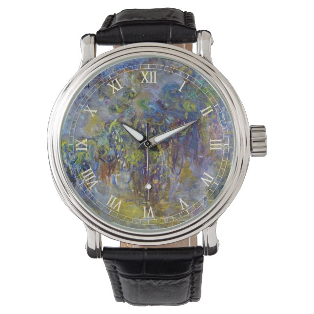 Wisteria (right half) by Claude Monet Watch (Front)