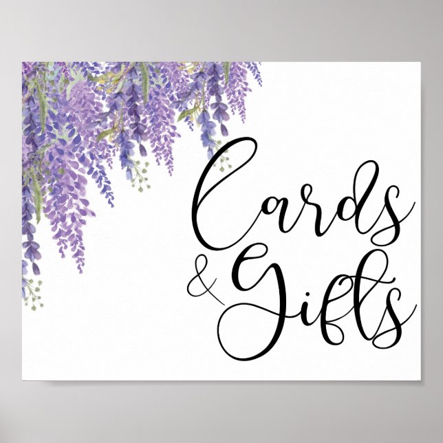Wisteria tree Wedding  Cards and Gifts Poster (Front)