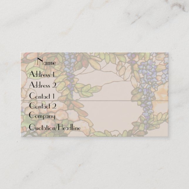 Wisteria Vine Business Card (Front)