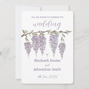 Wisteria Wedding Invitation