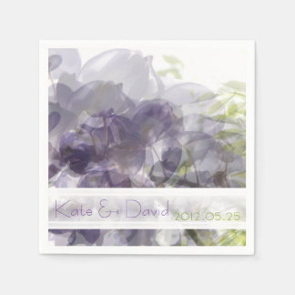©Wisteria Whisper/Wedding or All-Occasion Custom Napkin