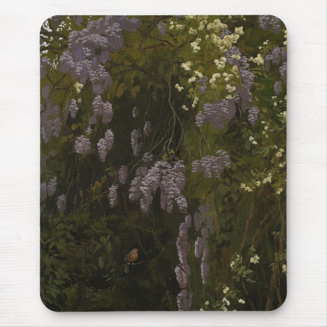 Wisterias in Bloom - Floral Composition Mouse Mat (Front)