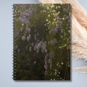 Wisterias in Bloom - Floral Composition Notebook