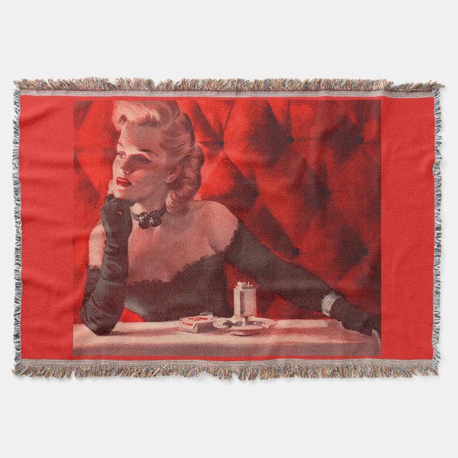 wistful throw blanket (Front)