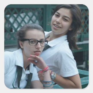 Wit da Fabs Square Sticker