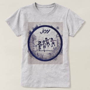 "Wit Eternal Joy: Vibrant Multi-Colour T-Shirt" T-Shirt