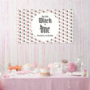 Witch 1st Birthday Banner