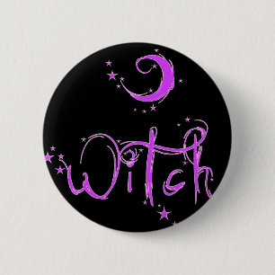 Witch 6 Cm Round Badge