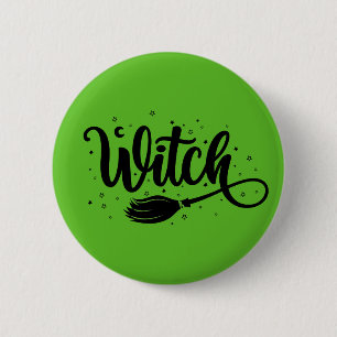 Witch 6 Cm Round Badge