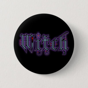 Witch 6 Cm Round Badge