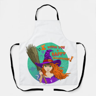 witch All-Over Print Apron