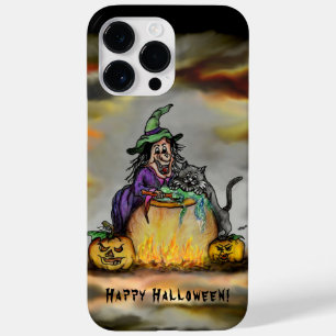 Witch and black Cat, Happy Halloween! Case-Mate iPhone 14 Pro Max Case