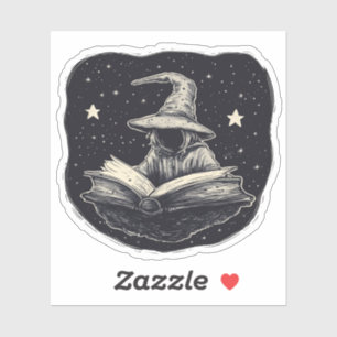 Witch and Spells Unique Sticker
