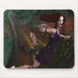 Witch and the Moon Mouse Mat