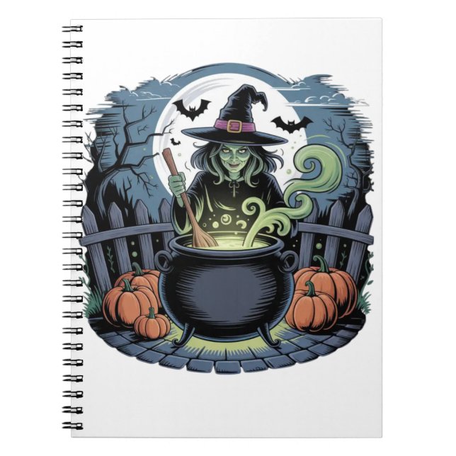 Witch at the Cauldron Notebook (Front)