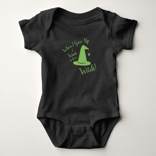 Witch Baby Gift Bodysuit (Front)