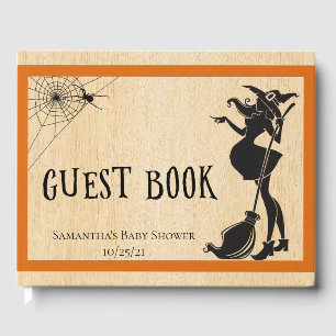 Witch Baby Shower Halloween Guest Book