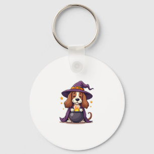 Witch Basset Brew Key Ring