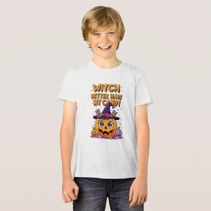 Witch Better Have My Candy – Cute Kawaii Halloween Tri-Blend Shirt