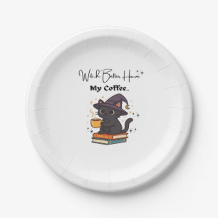 Witch Better Have My Coffee Classic T-Shirt Paper Plate