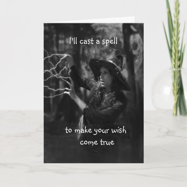 Witch birthday card (Front)