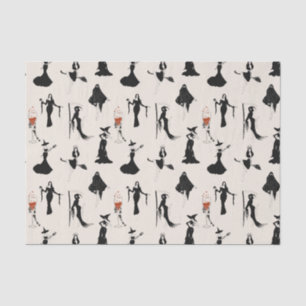 Witch Bloody Cocktail Hart Skeleton Hand Halloween Tissue Paper