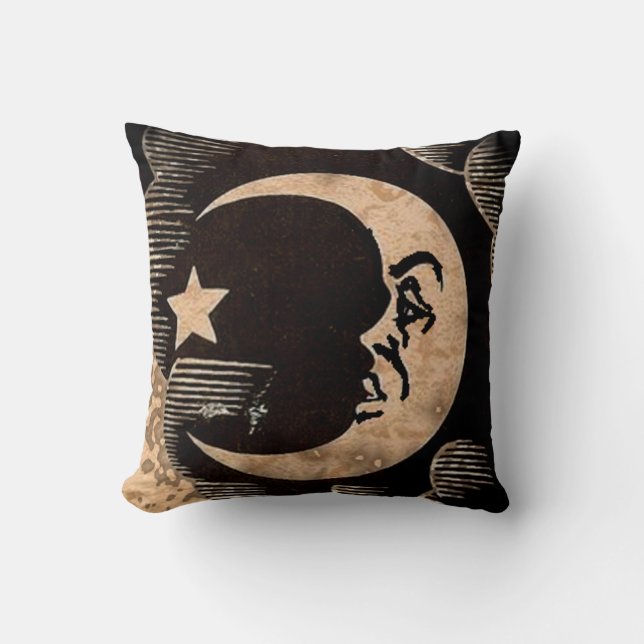 Witch Board Moon Pillow (Front)