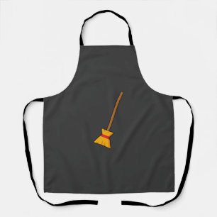 Witch Broom Apron