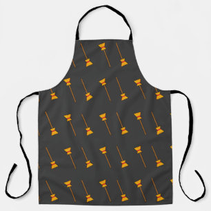 Witch Broom Apron