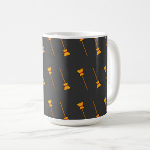 Witch Broom Coffee Mug